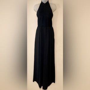 Bebe Black Halter Jumpsuit